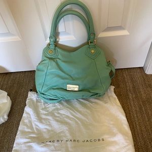 Marc by Marc Jacobs teal convertible satchel